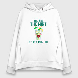 Женское худи оверсайз You are mint ot my mojito