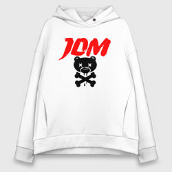 Женское худи оверсайз JDM Bear Japan