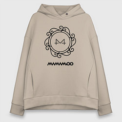 Толстовка оверсайз женская Mamamoo solar, цвет: миндальный