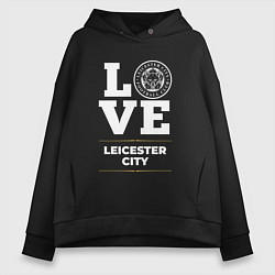 Женское худи оверсайз Leicester City Love Classic