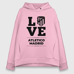 Женское худи оверсайз Atletico Madrid Love Классика