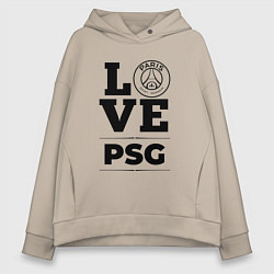 Женское худи оверсайз PSG Love Классика