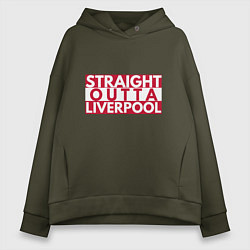 Женское худи оверсайз Straight Outta Liverpool