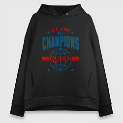 Женское худи оверсайз QUEEN WE ARE THE CHAMPIONS