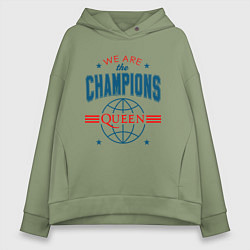 Женское худи оверсайз QUEEN WE ARE THE CHAMPIONS