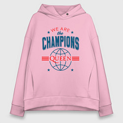 Женское худи оверсайз QUEEN WE ARE THE CHAMPIONS