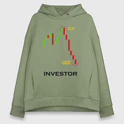 Женское худи оверсайз Investor
