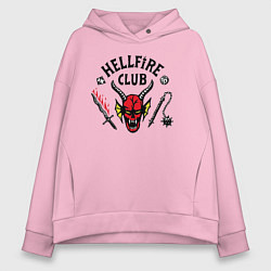 Женское худи оверсайз Hellfire Club Stranger Things 4