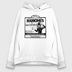 Женское худи оверсайз Live at the Palladium, NY - Ramones