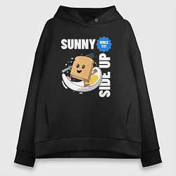 Женское худи оверсайз Sunny side up