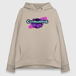 Женское худи оверсайз Cosmonious High Logo