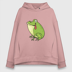 Женское худи оверсайз Милый Лягушонок