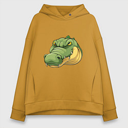 Женское худи оверсайз Стиль Крокодила