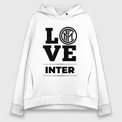 Женское худи оверсайз Inter Love Классика