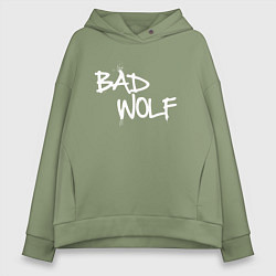 Женское худи оверсайз Bad Wolf злой волк