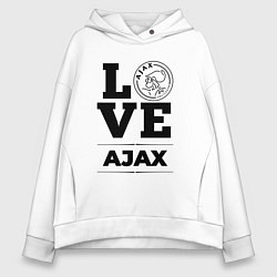 Женское худи оверсайз Ajax Love Классика