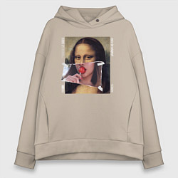 Женское худи оверсайз Mona Lisa 202X modern