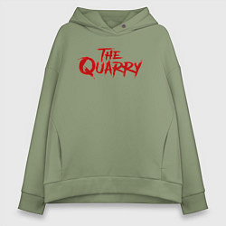 Женское худи оверсайз The Quarry logo