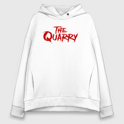 Женское худи оверсайз The Quarry logo