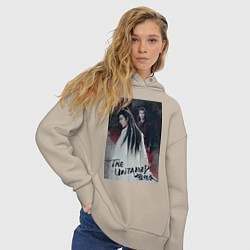 Толстовка оверсайз женская Неукротимый, цвет: миндальный — фото 2