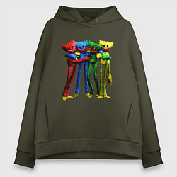 Женское худи оверсайз GAME POPPY PLAYTIME Mini Huggies