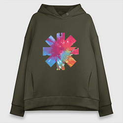 Толстовка оверсайз женская RHCP Color, цвет: хаки