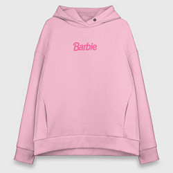 Женское худи оверсайз Barbie mini logo