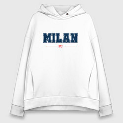 Женское худи оверсайз Milan FC Classic