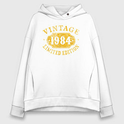 Женское худи оверсайз Винтаж 1984 лимитированная серия