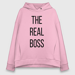 Женское худи оверсайз The real boss!