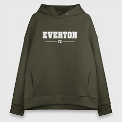 Женское худи оверсайз Everton Football Club Классика