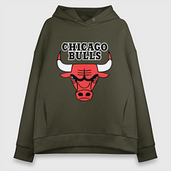 Женское худи оверсайз Chicago Bulls