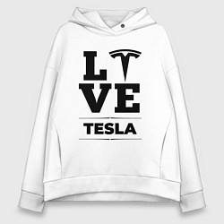 Женское худи оверсайз Tesla Love Classic