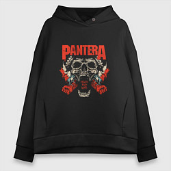 Женское худи оверсайз PANTERA band