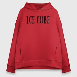 Женское худи оверсайз Ice Cube - logo