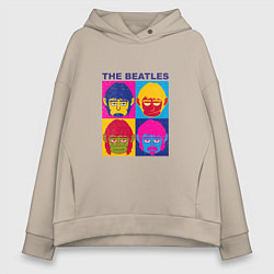 Женское худи оверсайз The Beatles Monkeys