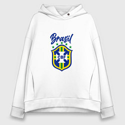 Женское худи оверсайз Brasil Football