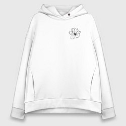 Женское худи оверсайз Hibiscus