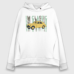 Толстовка оверсайз женская Im Classic M20, цвет: белый
