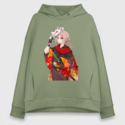 Женское худи оверсайз Каэдэхара Кадзуха с мечом