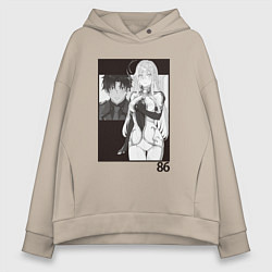 Женское худи оверсайз Синъэй и Владилена арт - 86