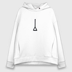 Женское худи оверсайз Хвостик Почита