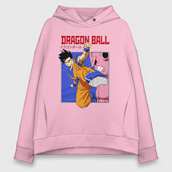 Женское худи оверсайз Dragon Ball - Сон Гоку - Удар