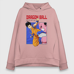 Женское худи оверсайз Dragon Ball - Сон Гоку - Удар