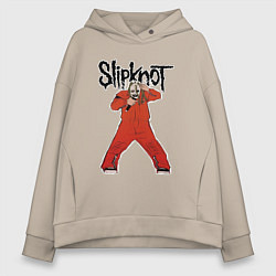 Женское худи оверсайз Slipknot fan art