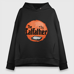 Женское худи оверсайз Cat father