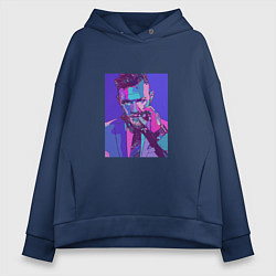 Женское худи оверсайз Purple Conor