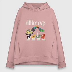 Женское худи оверсайз Abbey cats