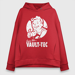 Женское худи оверсайз Vault boy - join the vault tec