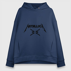 Женское худи оверсайз Metallica